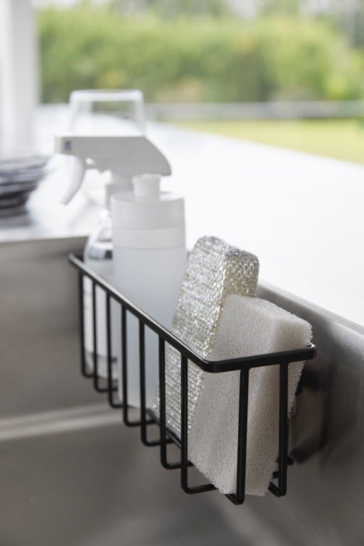 Yamazaki Zelfklevend Gootsteen|Wastafel Mandje - L - Tower - Zwart