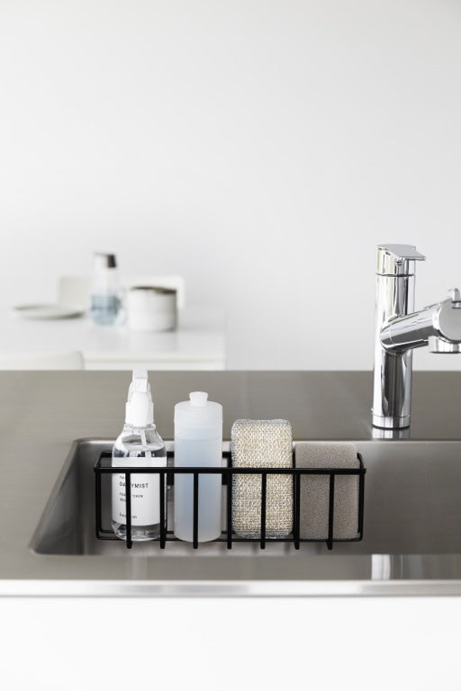 Yamazaki Zelfklevend Gootsteen|Wastafel Mandje - L - Tower - Zwart