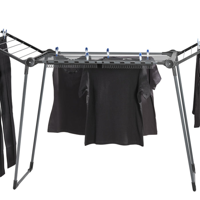 Leifheit droogrek Pegasus - 150 solid slim - zwart