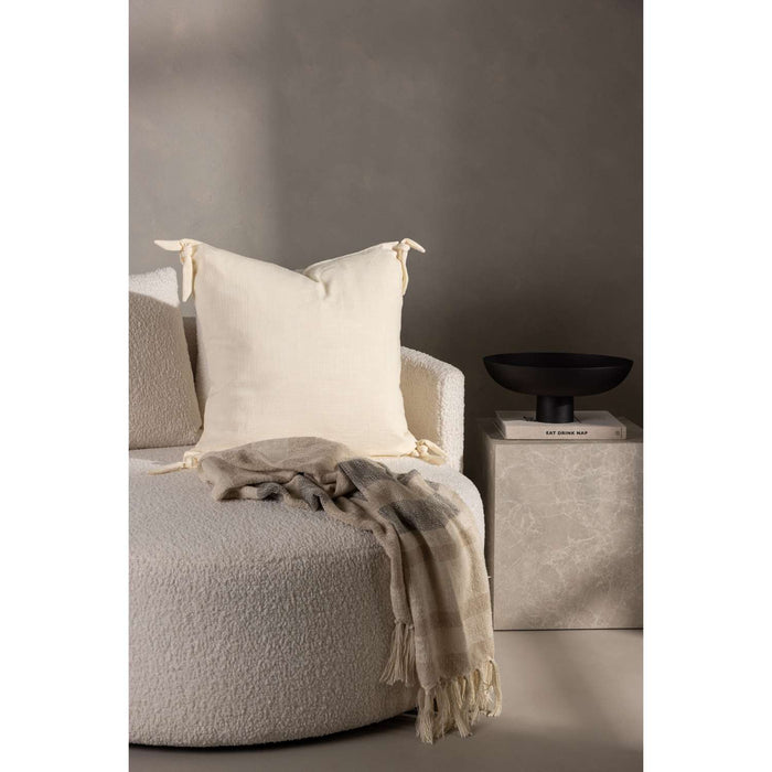 Venture Home Nora Kussenhoes 60x60 - Wit