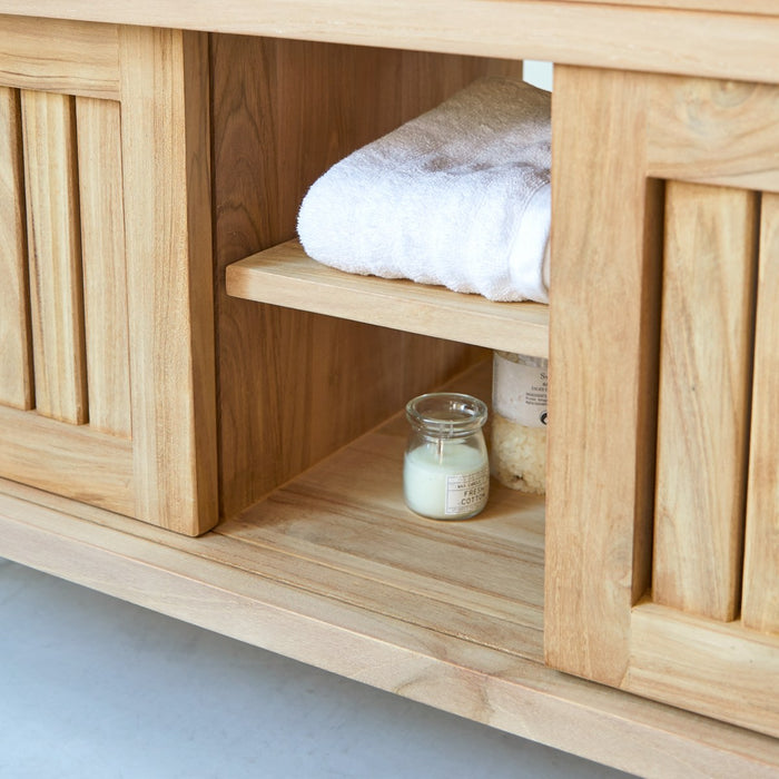 Tikamoon - Colonial - Badmeubel in massief teak 120 cm