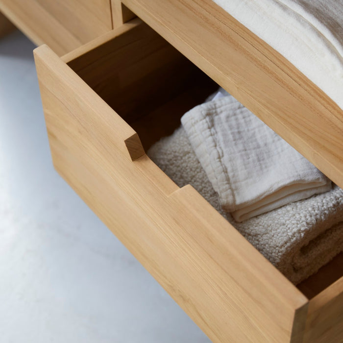 Tikamoon - Kwarto - Badmeubel van massief teakhout 110 cm