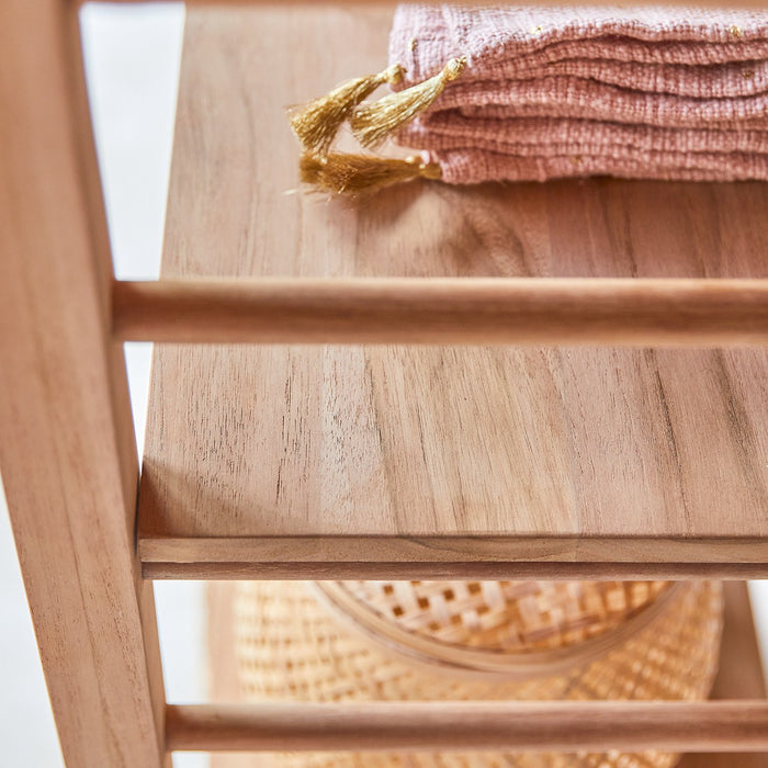 Tikamoon - Sera - Hoge boekenkast voor kinderen van massief teakhout