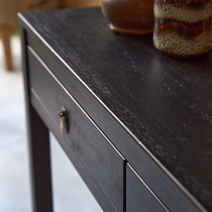 Tikamoon - Zenaka - Wengé bijzettafel met 2 laden