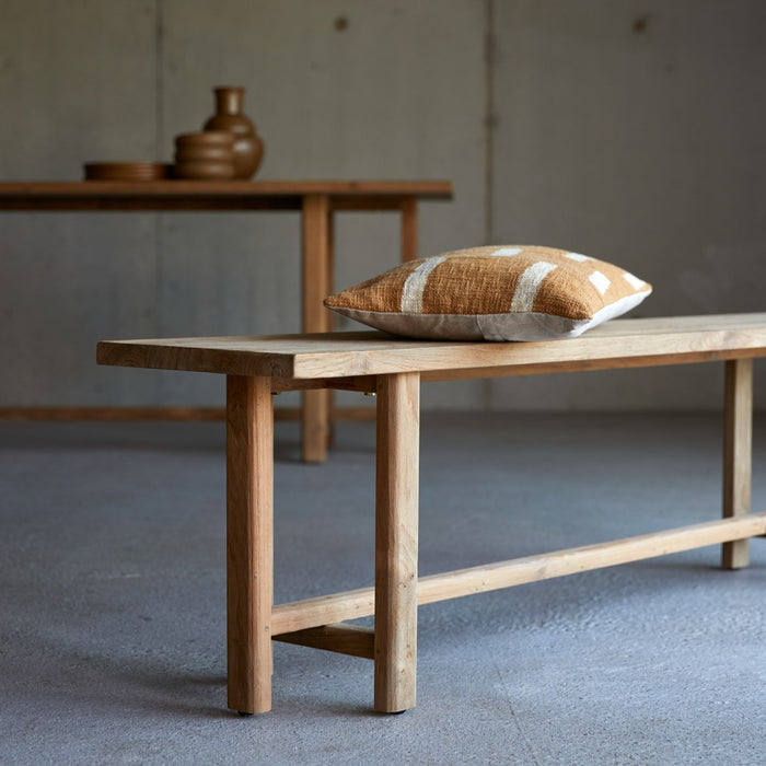 Tikamoon - Antonia - Bank van massief gerecycled teakhout