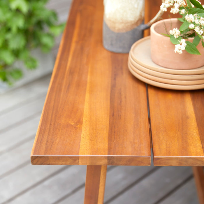 Tikamoon - Alba - Tuintafel in massief acacia voor 6 personen.