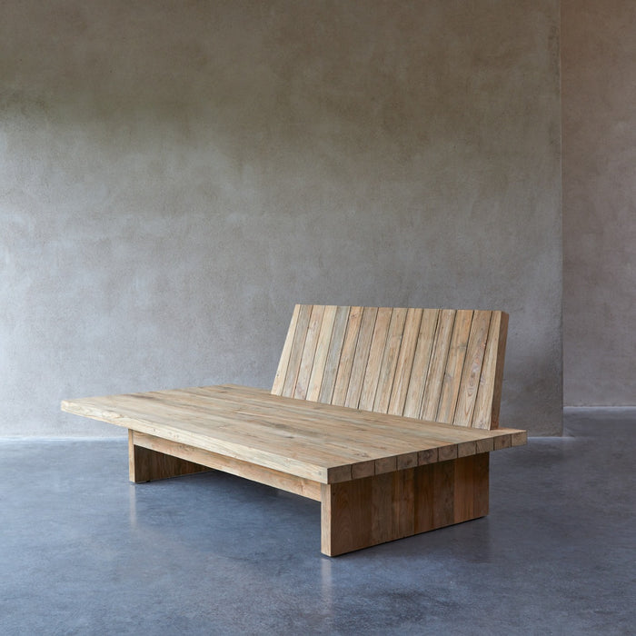 Tikamoon - Joaquin - Bankje van massief gerecycled teakhout
