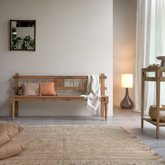 Tikamoon - Paula - Bank van massief gerecycled teakhout