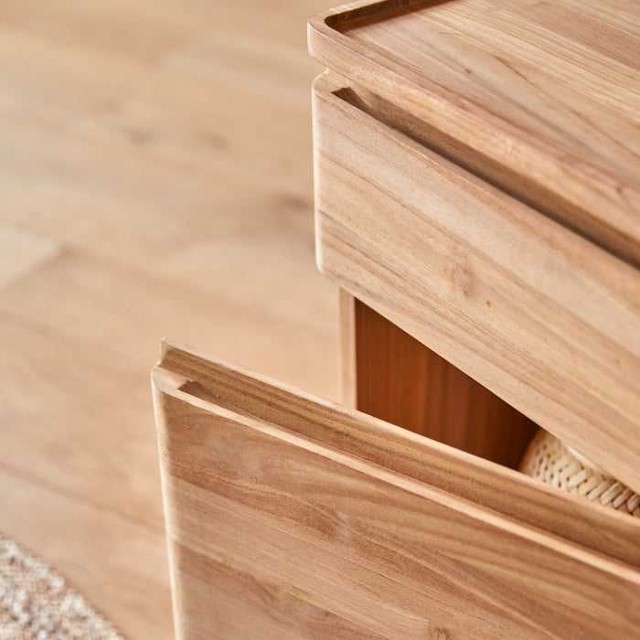 Tikamoon - Nino - Nachtkastje voor kinderen van massief teakhout