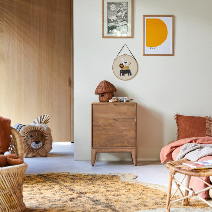 Tikamoon - Gabrielle - Kinder-nachtkastje van massief mangohout