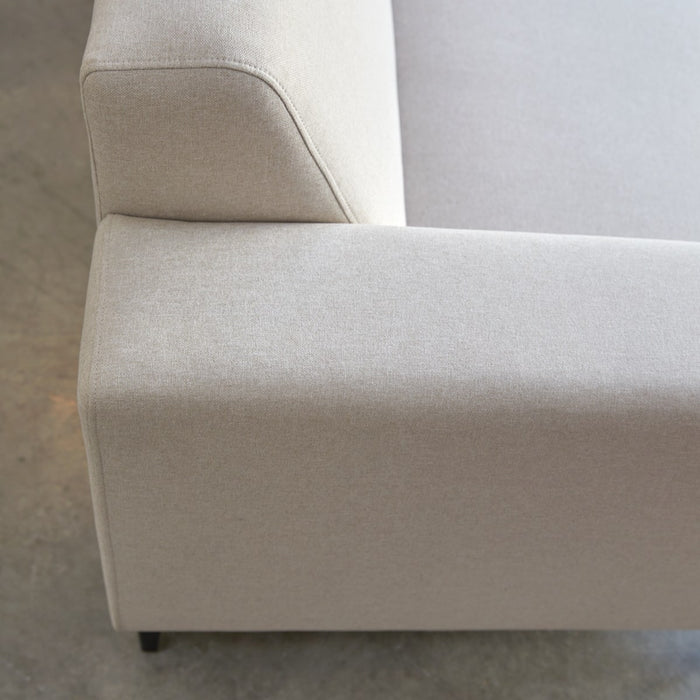 Tikamoon - Lars - Hoekbank rechts in ecru stof 295 x 185 cm