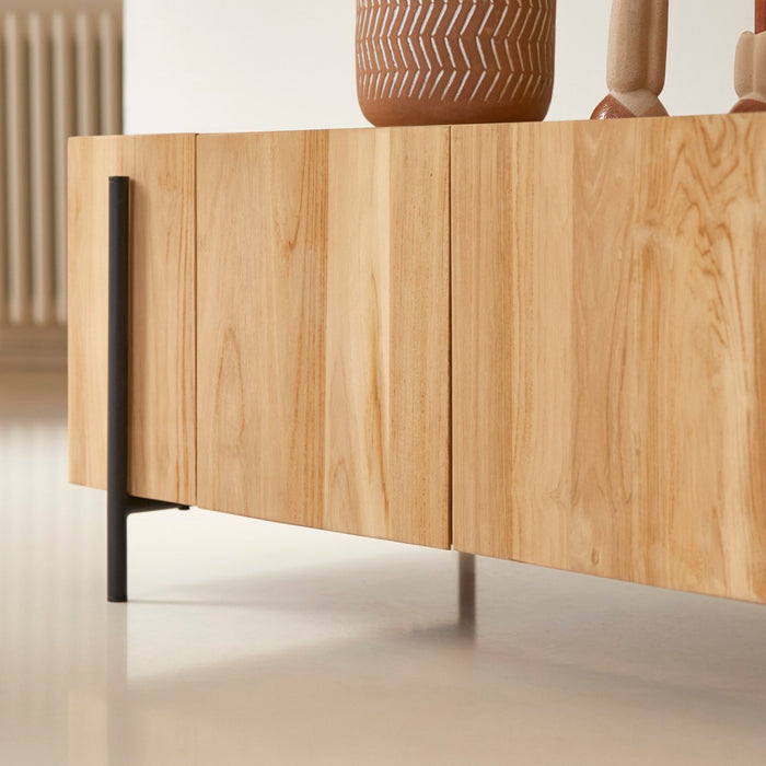 Tikamoon - Honorine - Laag tv-meubel van massief teakhout 170 cm