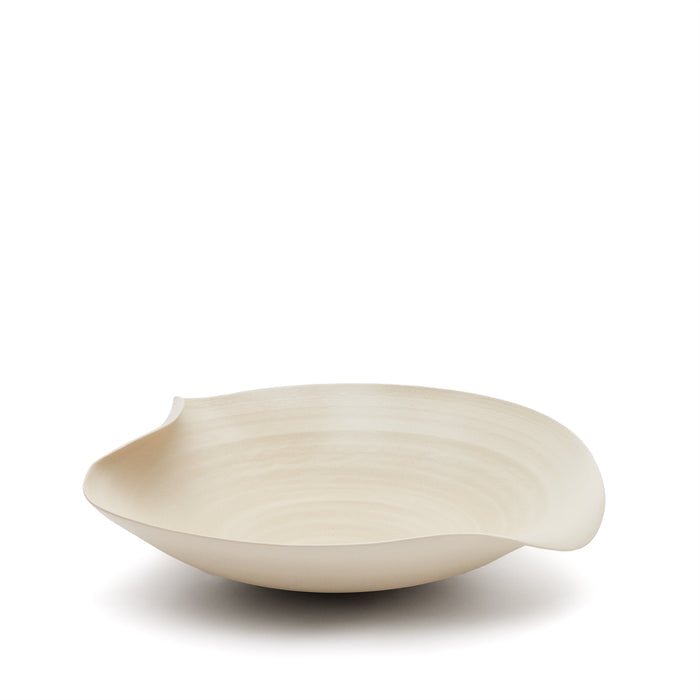 Kave Home - Beige keramische Macaire-tafelschaal Ø 37 x 34 cm