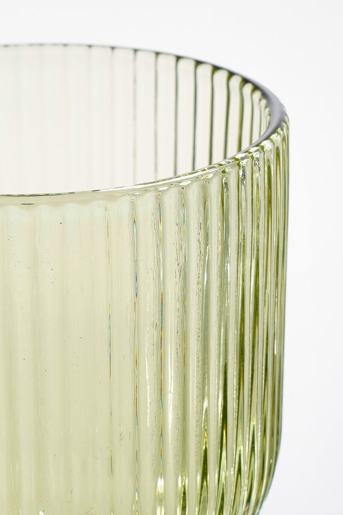 Mica Decorations Merlot Wijnglas - Set van 6 - 250 ml - Lichtgroen