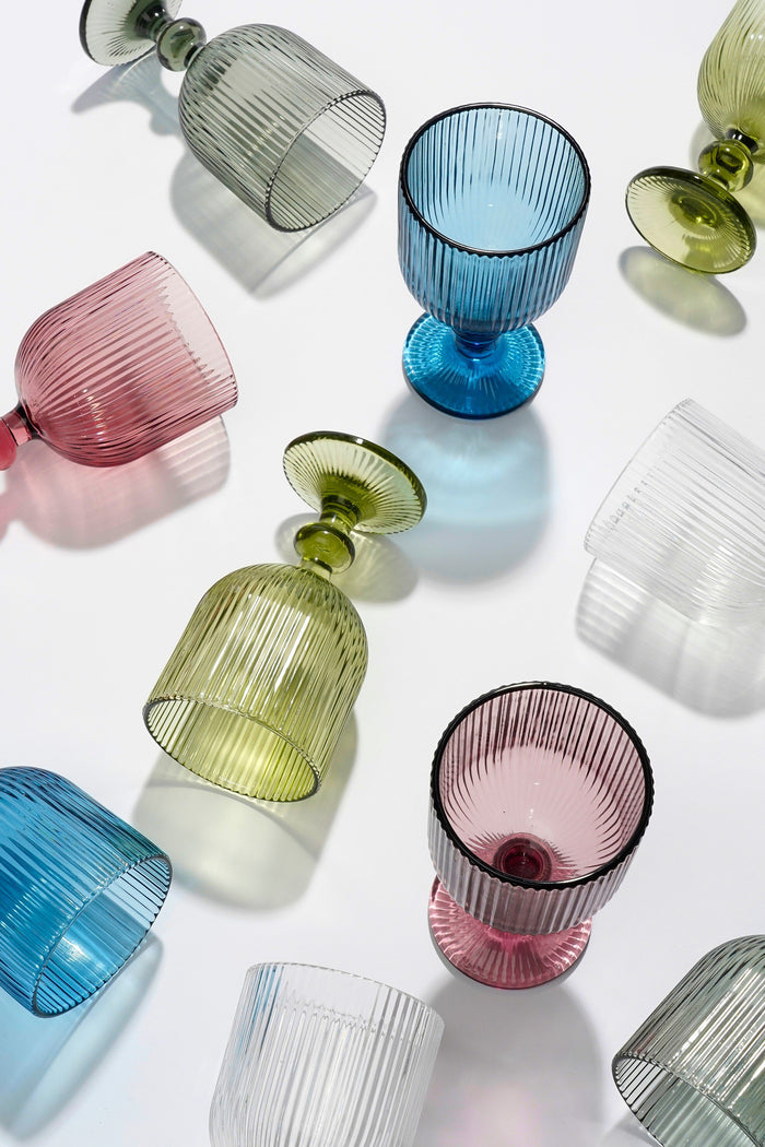 Mica Decorations Merlot Wijnglas - Set van 6 - 250 ml - Paars