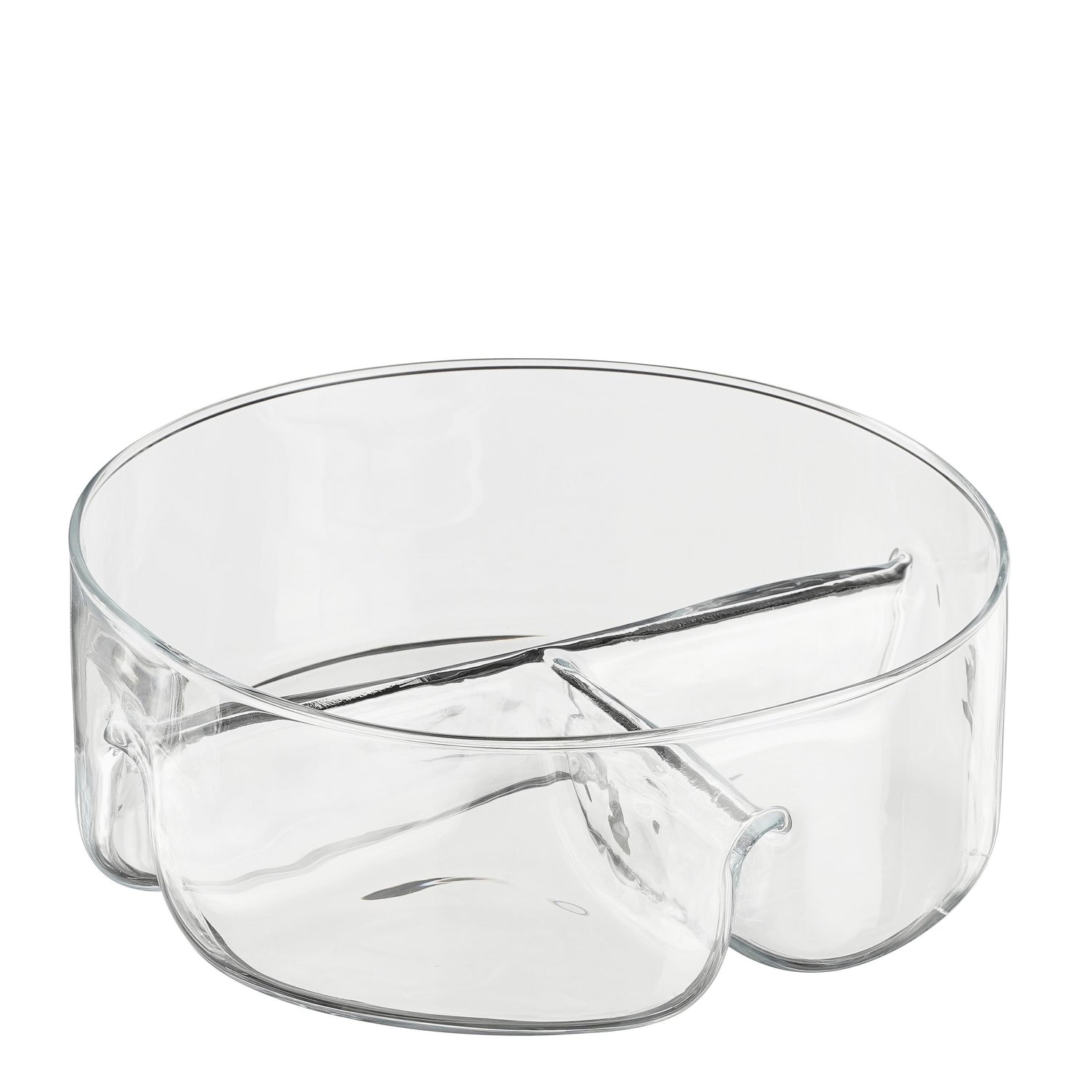 Mica Decorations Linda Snackschaal - H9 x Ø26 cm - Transparant