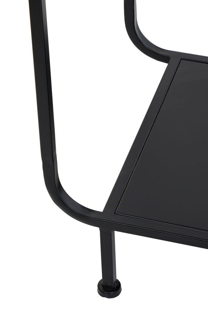 Light & Living Light&living Kast open 141x37x81,5 cm WINSTON mat zwart