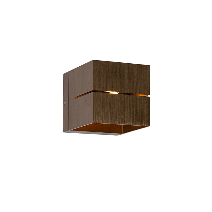 QAZQA Set van 2 smart wandlampen donkerbrons 9,7 cm incl. Wifi G9 -