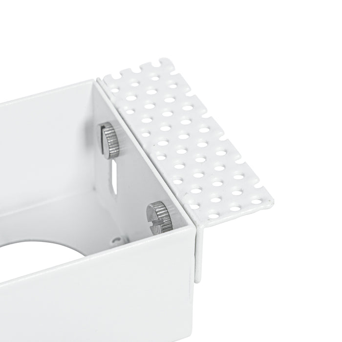 QAZQA Set van 6 inbouwspots wit GU10 50mm trimless - Oneon