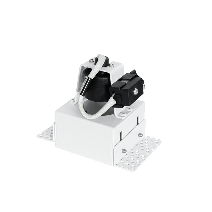 QAZQA Set van 6 inbouwspots wit GU10 50mm trimless - Oneon