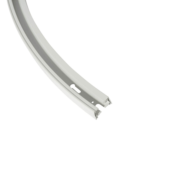 QAZQA Moderne rail wit 90° gebogen 1-fase - Iconic