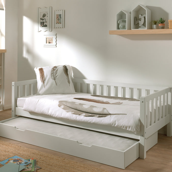 Vipack Fritz Kajuitbed met Bedlade 90 x 200 cm - Wit