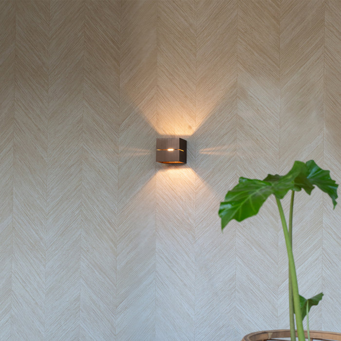 QAZQA Set van 2 smart wandlampen donkerbrons 9,7 cm incl. Wifi G9 -