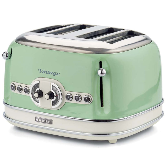 Ariete Broodrooster 4 sneetjes Vintage 1600 W groen