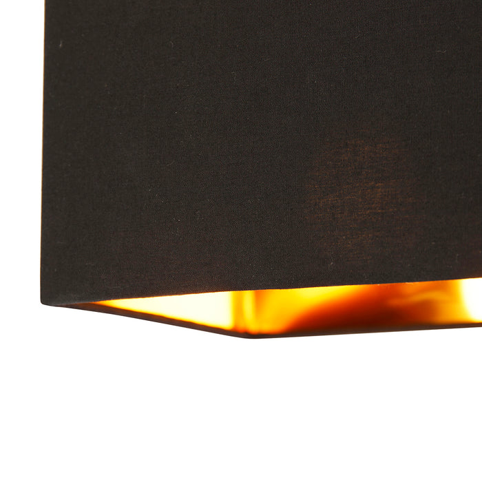 QAZQA Smart plafondlamp zwart met goud incl. Wifi P45 - VT