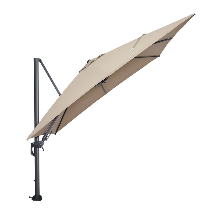 Garden Impressions Hawaii zweefparasol 300x300 c. black - taupe