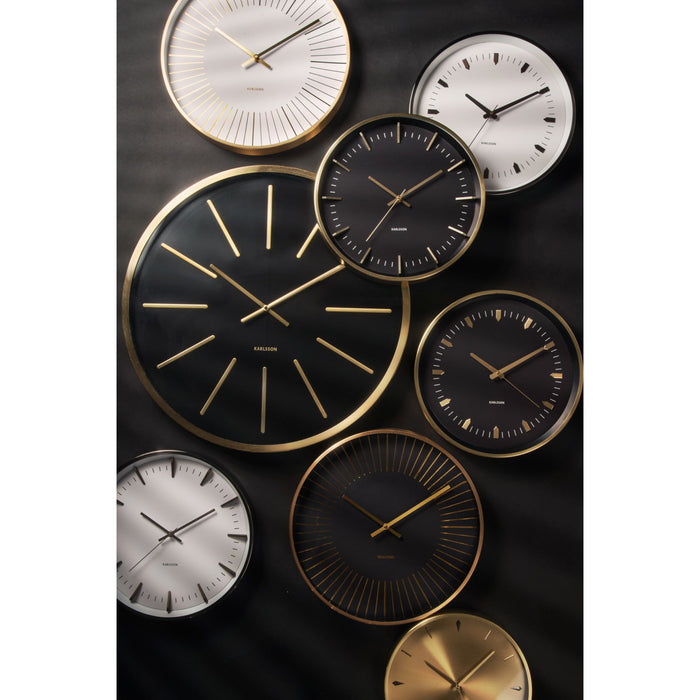 Karlsson - Wall Clock Raised Batons