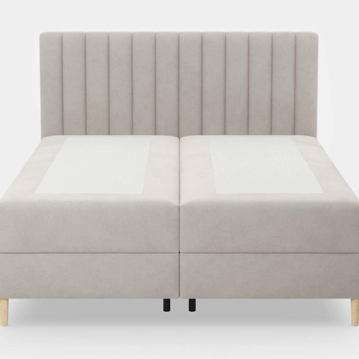 by fonQ Pazara Boxspring met Opbergruimte 160 x 200 cm - Beige / Naturel