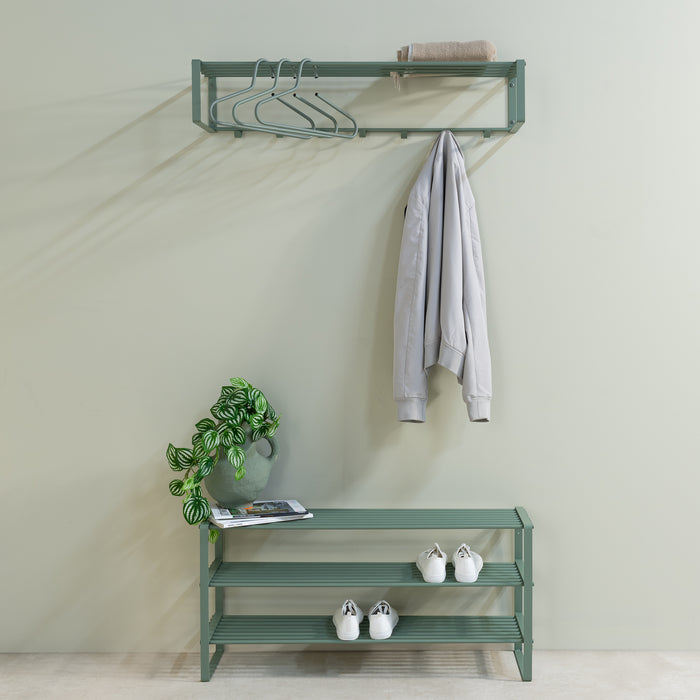 SPINDER DESIGN REX 2 XL (100 cm) Wandkapstok - Dusty Green