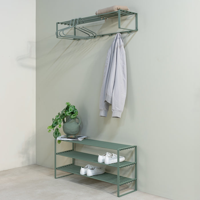 SPINDER DESIGN REX 2 XL (100 cm) Wandkapstok - Dusty Green