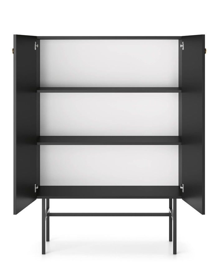 by fonQ Scandiva Opbergkast - Zwart