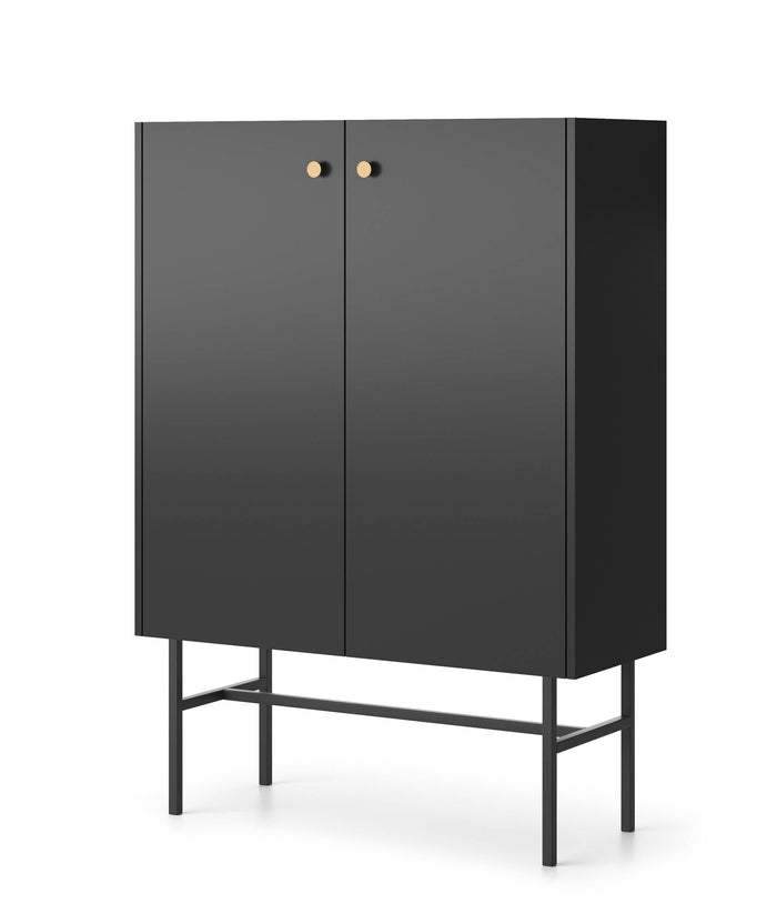 by fonQ Scandiva Opbergkast - Zwart