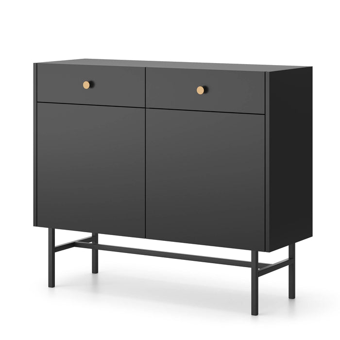 by fonQ Scandiva Dressoir 2-deurs - Zwart