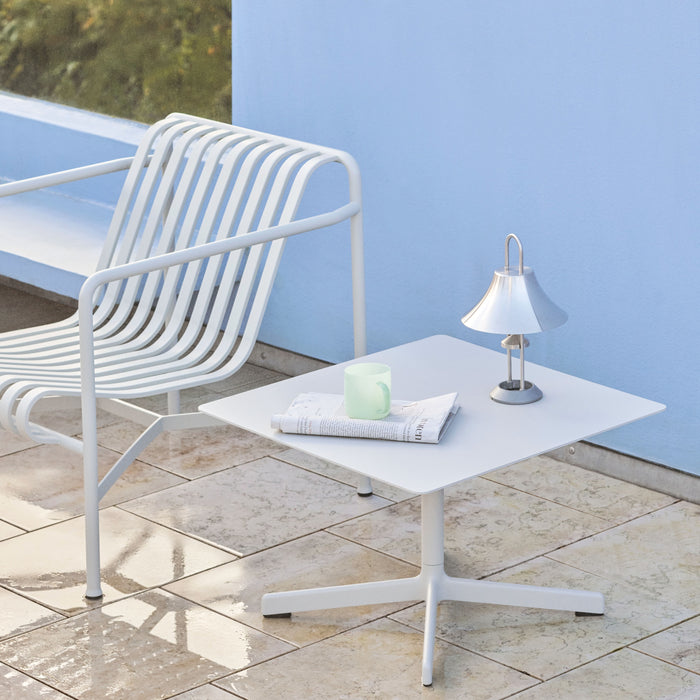 HAY Mousqueton Oplaadbare Tafellamp - Stainless Steel