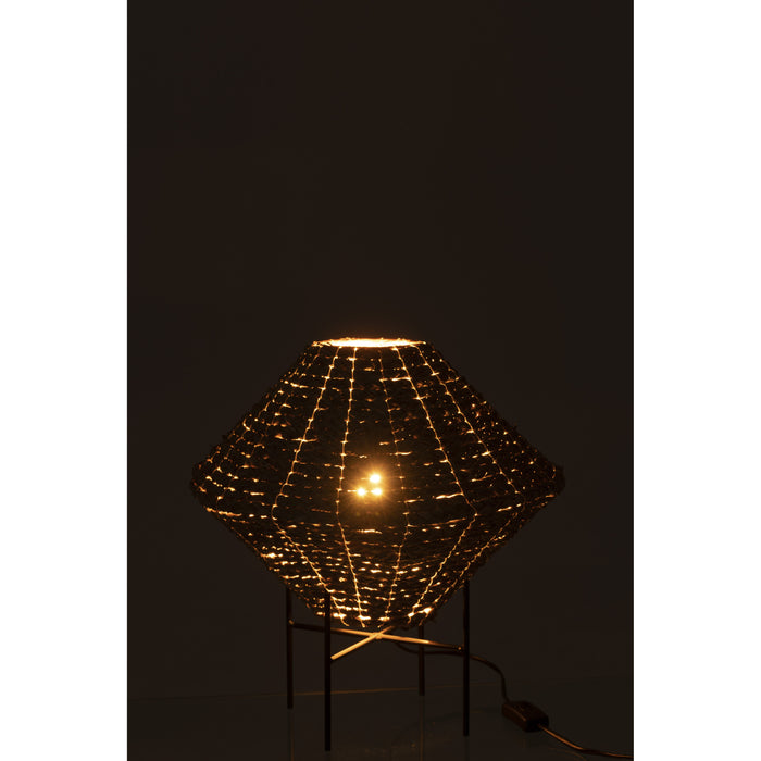 J-Line - Hanglamp Ufo Zeegras Naturel Small - 35x35x27cm