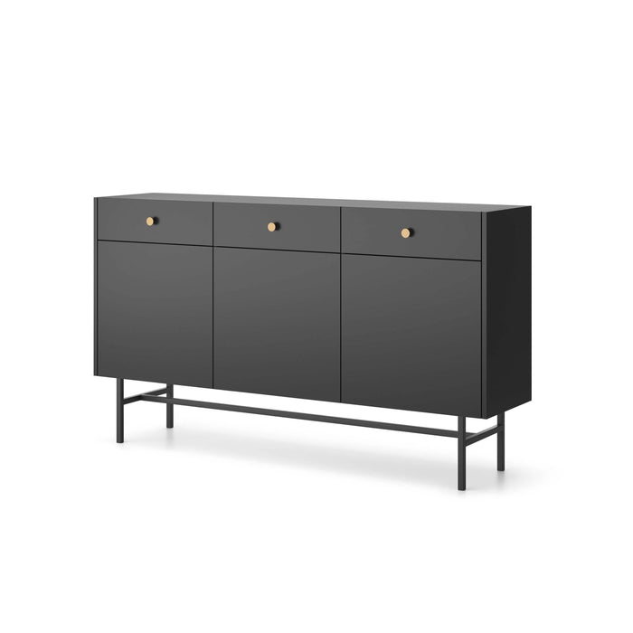 by fonQ Scandiva Dressoir 3-deurs - Zwart