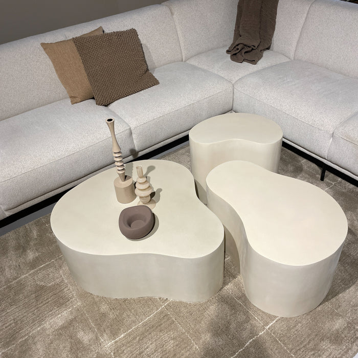 Brix - Salontafel Brix Organic Sandy 85cm - Beton | MDF