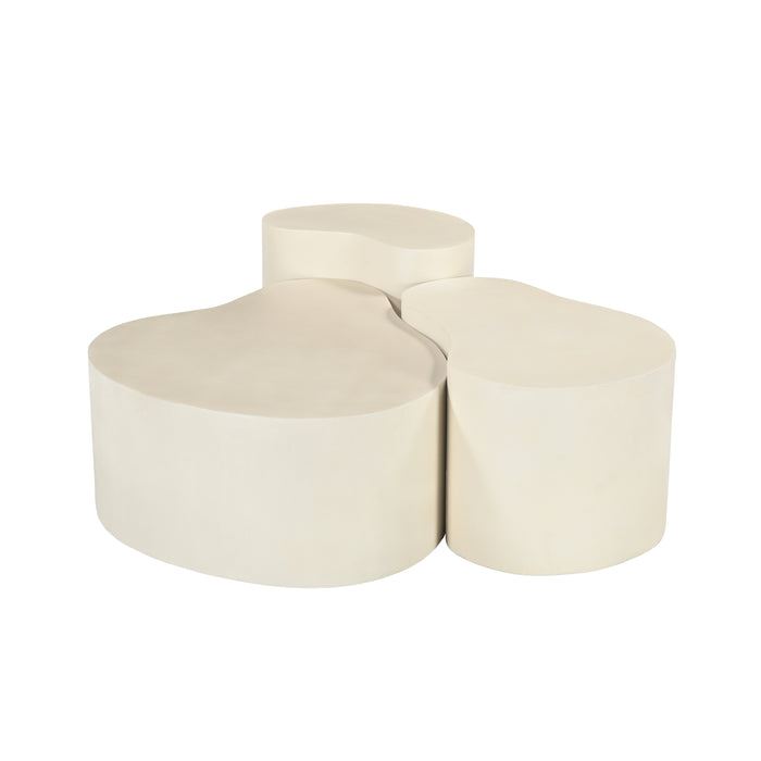 Brix - Salontafel Brix Organic Sandy 85cm - Beton | MDF