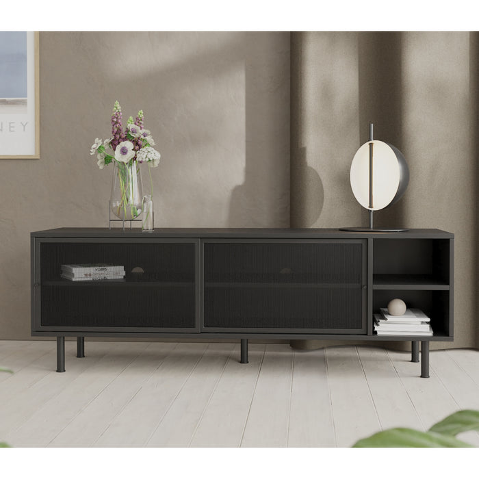 Nordic Home - Sadie tv-meubel 160 cm - zwart