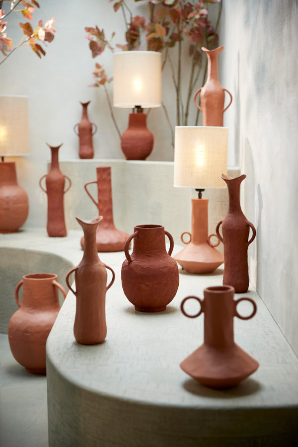 Light & Living Light&living Lampvoet Ø17,5x34 cm SARMANO steenrood