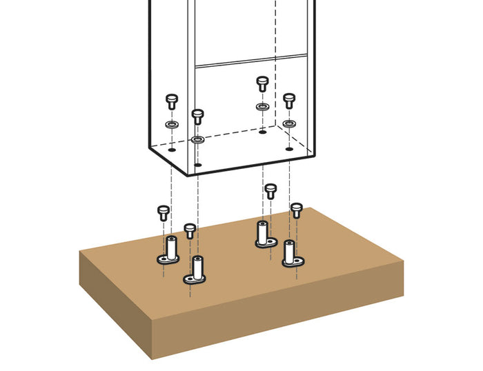 Practo Garden - Pakketbrievenbus - Hannover - Metaal - Zwart - Met