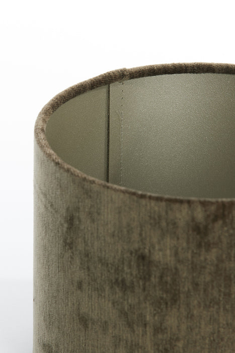 Light & Living Light&living Kap cilinder 20-20-15 cm BAYOU mos groen