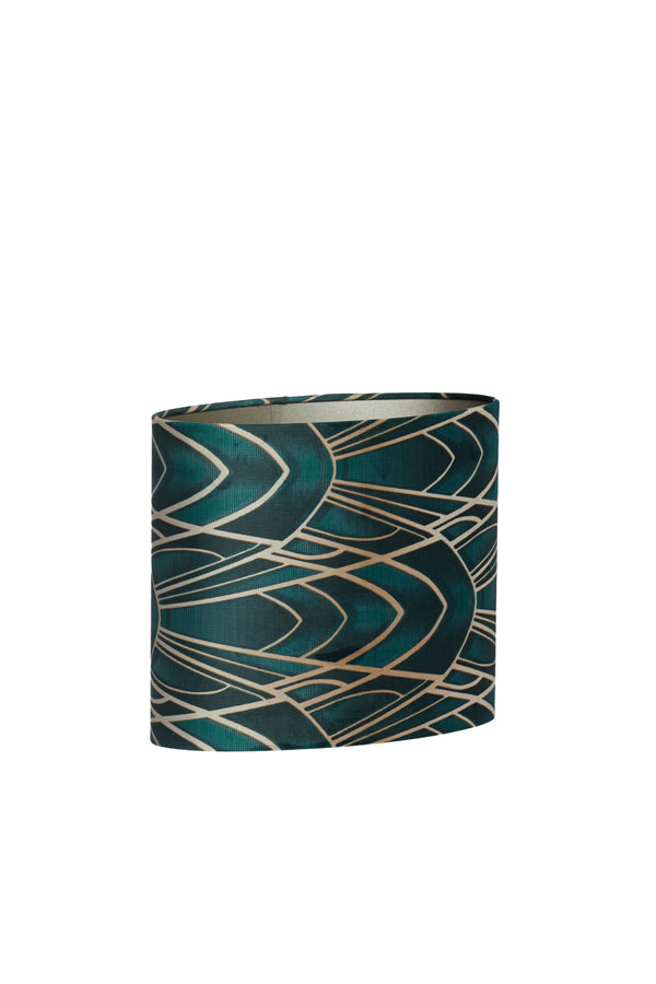 Light&living Kap ovaal recht smal 38-17,5-28 cm TIARA groen
