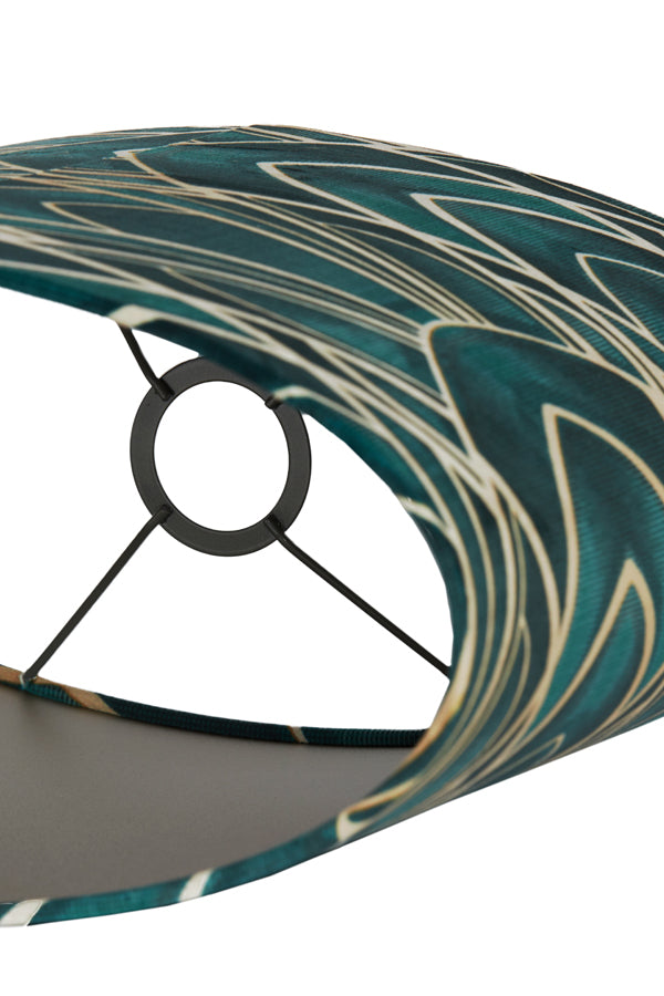 Light&living Kap ovaal recht smal 38-17,5-28 cm TIARA groen