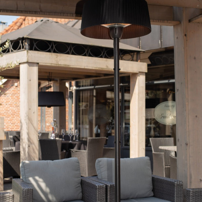 Sunred - Artix - Bright lijn - Zwart - Staand model - Terrasverwarmer