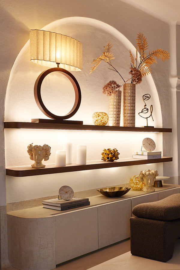 Light&living Kap ovaal recht smal 58-24-27 cm DISLI naturel